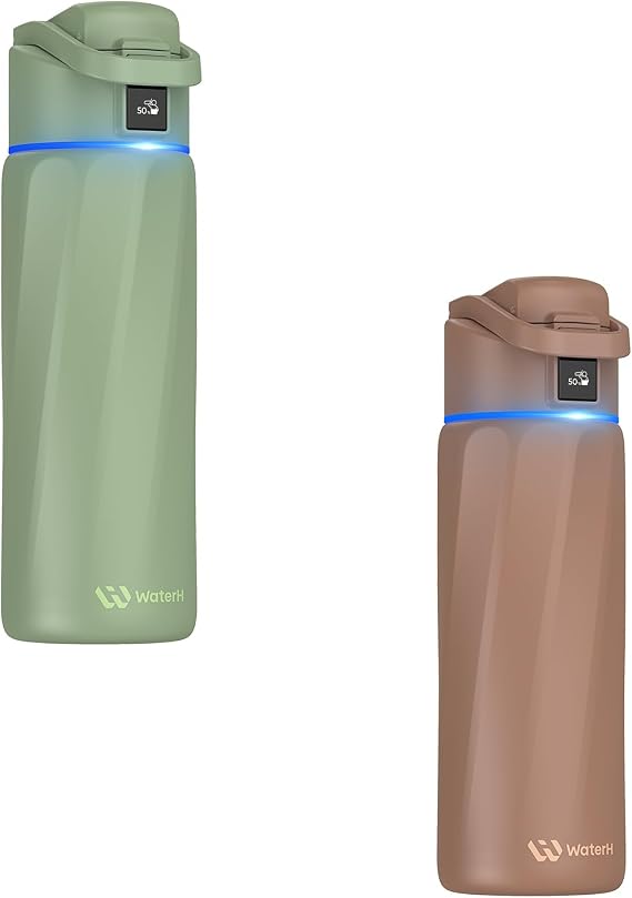 Boost 24 oz Smart Water Bottle Tendril + Boost 24 oz Bottle Mocha Bundle