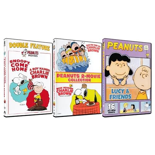 Ultimate Charles Schulz Peanuts 5-Movie DVD Collection: Snoopy Come Home / A Boy Named Charlie Brown / Race For Your Life Charlie Brown / Bon Voyage Charlie Brown / Lucy & Friends