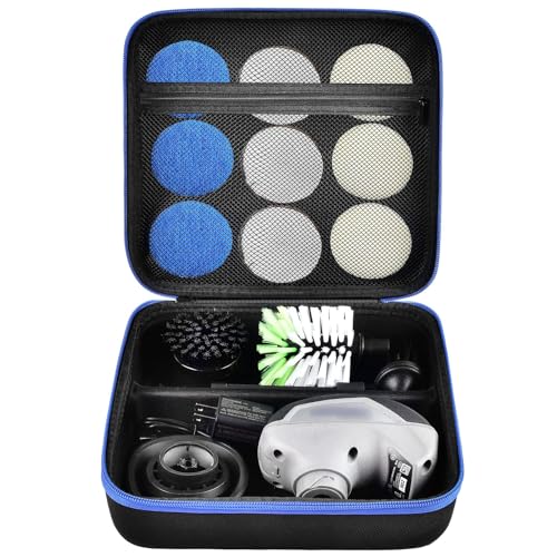 PAIYULE Case for Dremel Versa Power Scrubber Kit Cleaning Tool PC10-07 PC360-5 Grout Brush, Bathroom Shower Scrub Kitchen & Bathtub Cleaner Holder for More Kinds Spin Scrubbers, Sponge PadsBox Only
