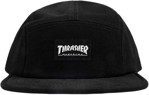 Thrasher Skateboard Magazine 5 Panel Strapback Camp Hat