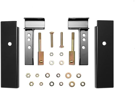 RealTruck BACKRACK Hardware Kit for use w/Standard Bed, Black, No Drill | 30118 | Fits 2008-2019 Toyota Tundra
