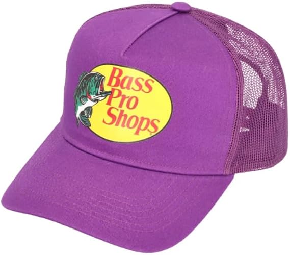 Bass Pro Shops Trucker Cap, Purple, One Size