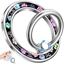 Magnetic Phone Ring Holder with MagSafe - Magnetic Phone Grip MagSafe Ring Holder Magnet Removable Cell Phone Stand Cute Stylish Accessories for iPhone 17 16 15 14 13 12 Series, Footprint