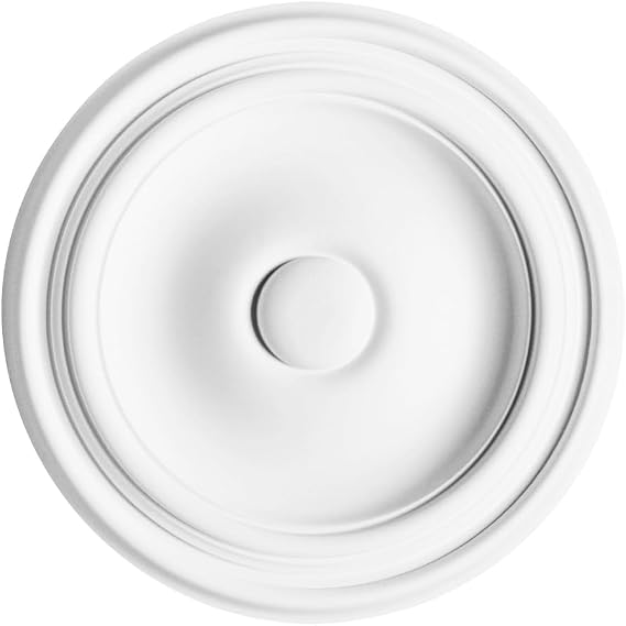 Orac Decor | Purotouch High Density Polyurethane Ceiling Medallion | Primed White | 10-1/4in Dia