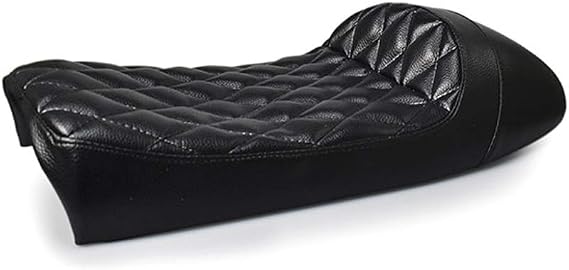 0142 Universal Cafe Racer Hump Saddle Seat for Honda Suzuki Kawasaki Black