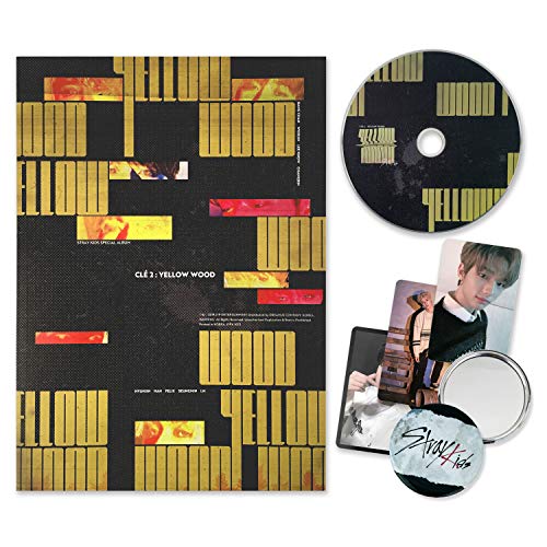 STRAY KIDS Special Album - CLE 2 : YELLOW WOOD [ Yellow Wood ver. ] CD  Photobook  3 QR Photocards  FREE GIFT