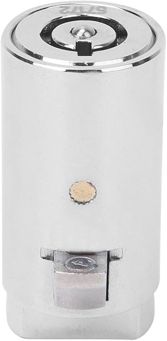 Vending Machine Lock Cylinder, Tubular Cam Lock with 3 Keys, Zinc Alloy Security Lock for Automatic Selling Machines, Industrial Tank Safe Box