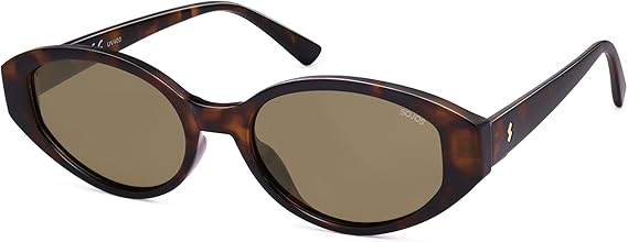 SOJOS Retro Oval Polarized Sunglasses for Women Cat Eye Shades SJ2608 | Retro cat-eye style vintage look, Perfect for travel, shopping, beach, driving. UV400 protection. Lightweight and comfortable