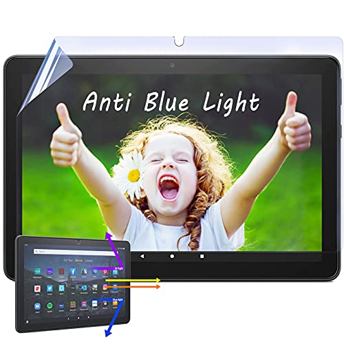 IPROKKO 2 Pack Anti-Blue Light Screen Protector for Fire HD 10 Tablet 10.1 Inch - Fire HD 10 PlusKidsKids Pro Anti Glare Screen Film