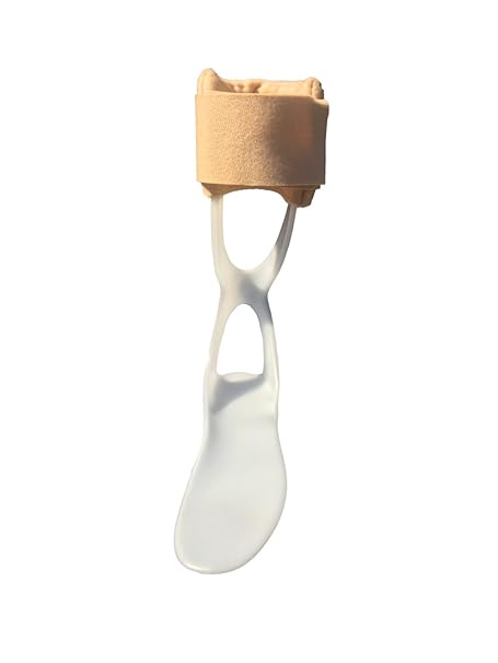 Swedish Style AFO by Alpha Medical, Padded Calf Ankle Foot Orthosis, Foot Drop Brace L1930 (S/M Right)