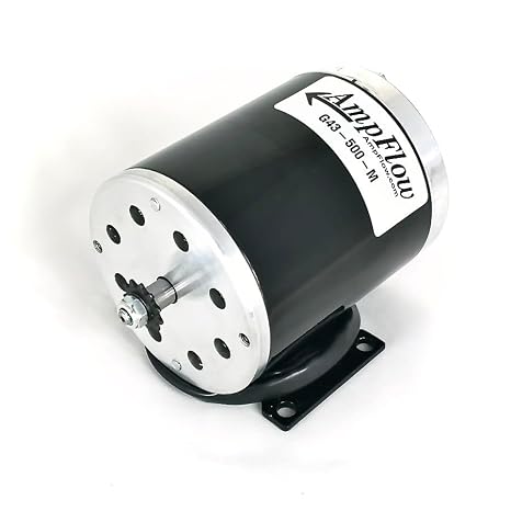 G43-500-M Brushed Electric Motor, 150W, 12V, 24V or 36 Volts DC, 3300 RPM