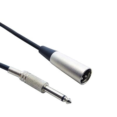 20 Pack 6Ft XLR 3P Male 14 Unbalanced Microphone Cable - 6 Feet