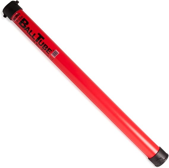 Gamma Sports Tennis Ball Tube Pickup 18-Ball Capacity with Carry Strap and Durable Rubber End Caps with Fence Clips Quick Court Cleanup Tool for Players, Coaches & Instructors