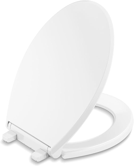 Sterling 38714-0 SentraTM Quiet-CloseTM elongated toilet seat, White