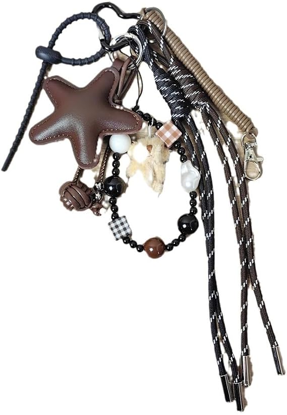 Cutecore Purse Charms for Handbags Coquette Kawaii Key Fob Shoujo Bag Charms Fairycore Harajuku Keychains Preppy Decor
