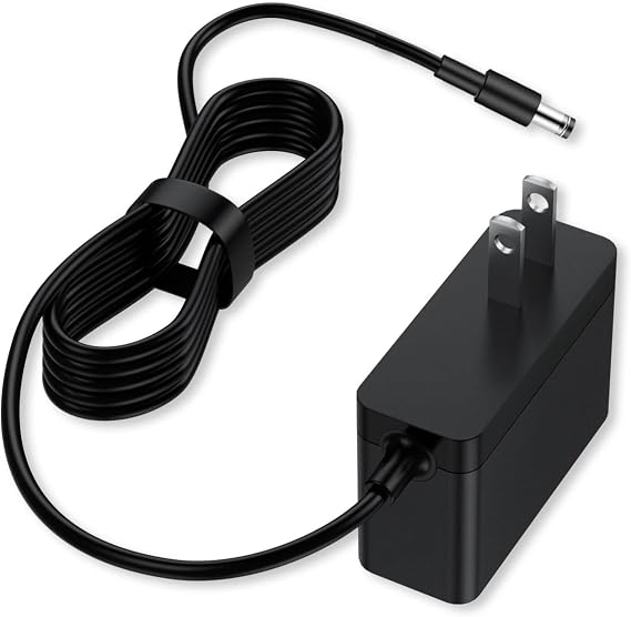 12V Power Cord Compatible with Koorui 24E4 24N5C 24N50C 24N1A 22N1 24N1 Monitor Curved Gaming Monitor Color Display Charger, AC Adapter Supply Charging Cable