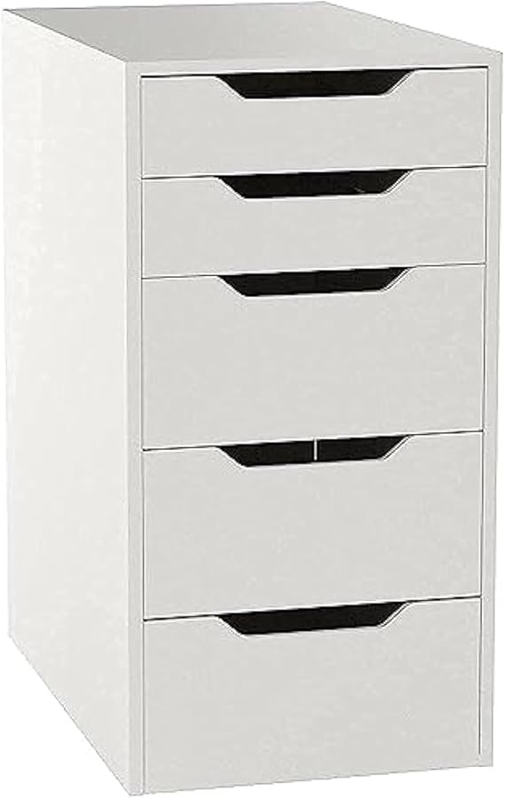 IKEA Drawer Unit, 14 1/8" x 27 1/2 ", White, Alex 101.928.24