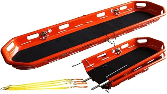 Portable Rescue Basket Stretcher, Split Rescue Stretcher with Lifting Bridle, Helicopter Rescue Basket Stretcher, for Emergency, Medical Emergency Patient Transport