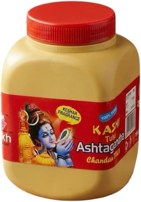RUDRADIVINE Kashi Tulsi Ashtagandha Chandan Tika - 500 Gram Pack