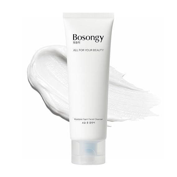 Cleansing Foam Amino Acid Face Wash120ml(4.05fl.oz) | Gentle Korean Skincare Cleanser with Ceramide,pH-Balanced for Sensitive Skin, Removes Sunscreen Light Makeup.