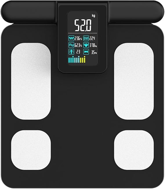 Digital Bathroom Scales Smart 8 Electrode Bioimpedance Electronic Digital Weight Balance Fat Body Water Muscle Mass BMI Composition Scale