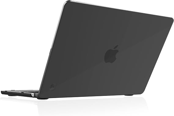 STM Studio Protective Case for MacBook Air 13" Retina - M4, 2025/M3, 2024/M2, 2022- Translucent, Vented, Lightweight Laptop Cover - Smoke