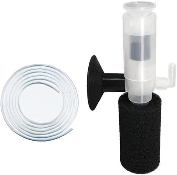 Mini Aquarium Filter Air Driven Sponge Filter for Small Fish Tank 0.5-5 Gallon
