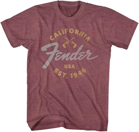 American Classics Fender California USA Est 1946 Guitar T Shirt