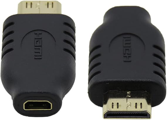 chenyang Type D Micro HDMI Socket Female to Type-C Mini HDMI 1.4 Male Convertor Adapter: Electronics