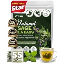 Natural Sage tea 110g.100% natural sage leaves Herbal tea.te de salvia tea bags Additive-Free Caffeine-Free Sugar-Free Vegan