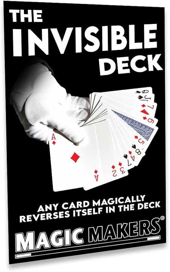 Invisible Deck Magic Trick, Red or Blue