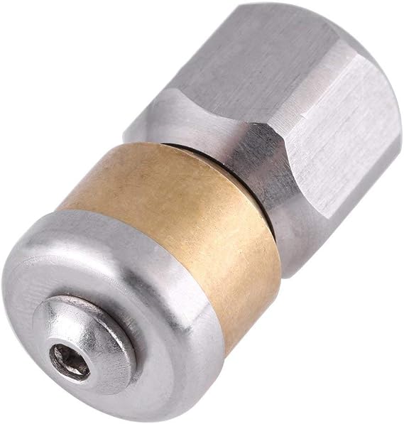 Sewer Jetter Nozzle Rotating 1/4BSP Female 250 Bar