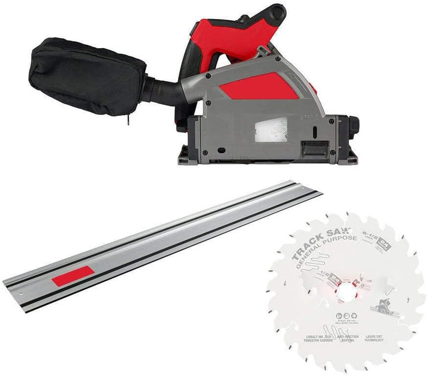 Track Saw Kit for Milwaukee 2831-20TB M18 FUEL 18V With 55 Track and Blade - Bare Tool