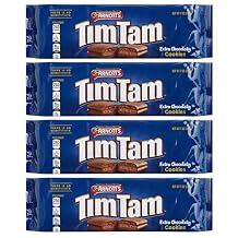 Deliciousness! Extra Chocolaty Tim Tam (Pack of 4 x 200g Ea) Velvety Chocolate Cream & Extra Gooey Chocolate Centre, from Australia ...