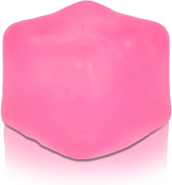 7cm Pink Squishy Cube Slow Rising Fidget Toy