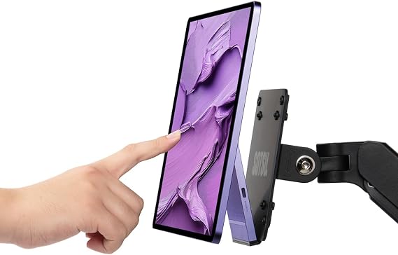 SOTSU FlipAction Touch 14" Portable Monitor & VESA Mount Adapter Combo(Lilac Luxe)