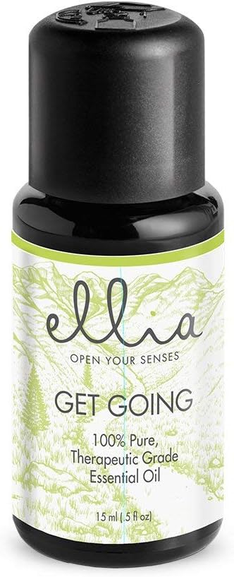 Ellia Diffuser Essential Oil | Get Going Blend| 15ml, 100% Pure, Therapeutic Grade