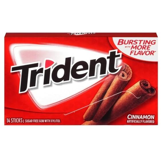 Mondelez Global Trident Cinnamon, 14 ct