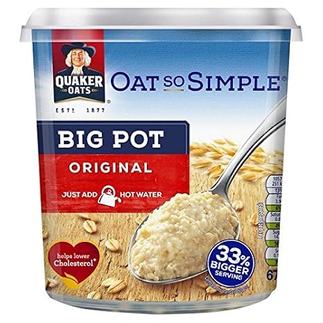 Quaker Oat So Simple Original Porridge Big Pot - 67g (0.15lbs)