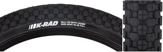 Kenda 20X2.125 K-Rad Blk/Bskn K905, 60Tpi