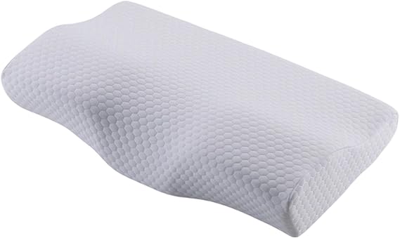 Memory Foam Neck Sleep Pillow With Butterfly Shape Designs And Detachable Washable Breathable Cover Slow Memory Foam Pillow
