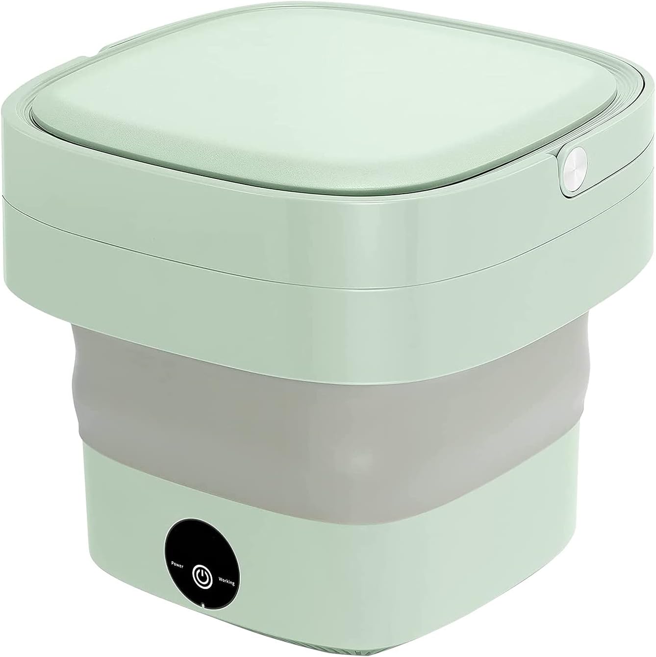 Mini Folding Washing Machine, Portable Washer for Washing Baby Clothes, Women Bras, Child Underwear and Socks, Ideal for Apartment Dorm, Travelling, RV, Camping and Business Trip