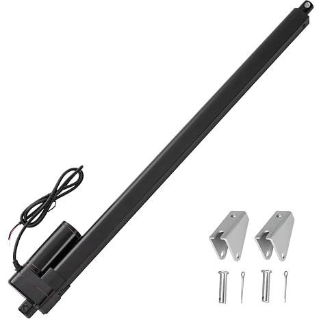 JQDML 26 Inch Stroke Linear Actuator 12V 440 lbs Heavy Duty IP65 Waterproof
