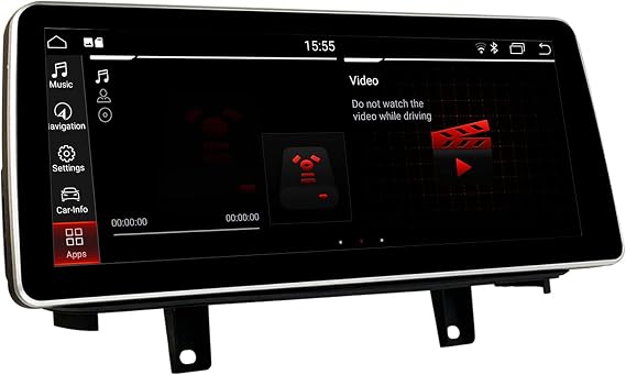 Koason 12.3inch Android Screen Upgrade Display 4G LTE Multimedia Player Wireless CarPlay GPS Navigation for BMW X5 X6 F15 F16 2014-2016 NBT