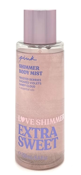 Victoria's Secret Pink Love Shimmer Extra Sweet Body Mist 8.4 Fl Oz