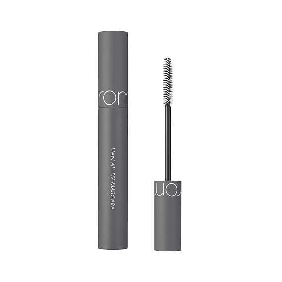 rom&nd Han All Fix Mascara | Waterproof Curling Mascara | V01 Volume Black | Mascara | Ultra Hold, Waterproof & Smudge Proof | Natural Curl & Defined Lashes, Long Lasting | V01 Volume Black | 0.23oz