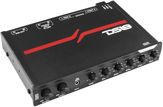 DS18 EQX5 High Volt 5 Band Equalizer with High Level Input