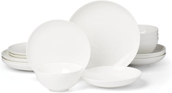 Lenox Studio 1414 Coupe Bone China 16-Piece Dinnerware Set for 4