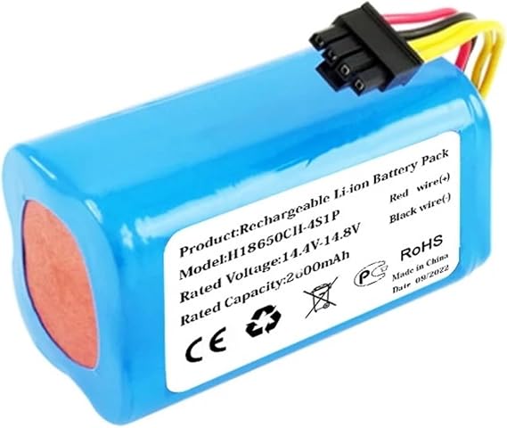 Robot Vacuum Cleaner 14.8V 3500mAh Li-Ion Battery,Compatible For BONA,18650-M26 Replacement Battery IClebo G7(3500mah 1pcs)