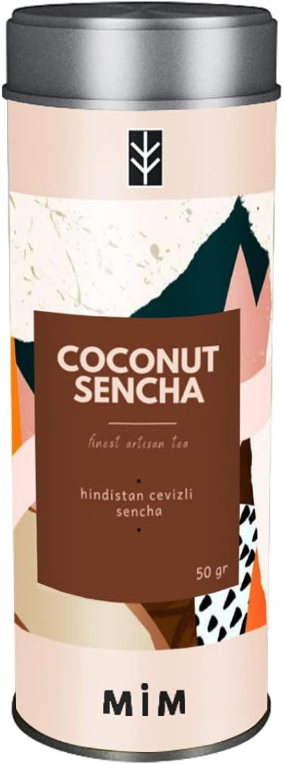 Mim And More Coconut Sencha Tea - Hindistan Cevizli Yeşil Çay